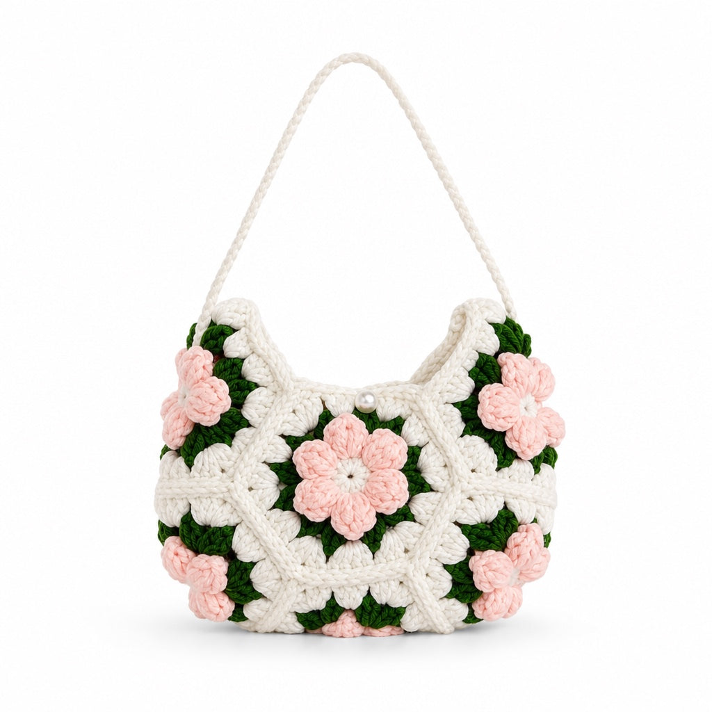 Panarea - Straw Crossbody Bag, front view on white background