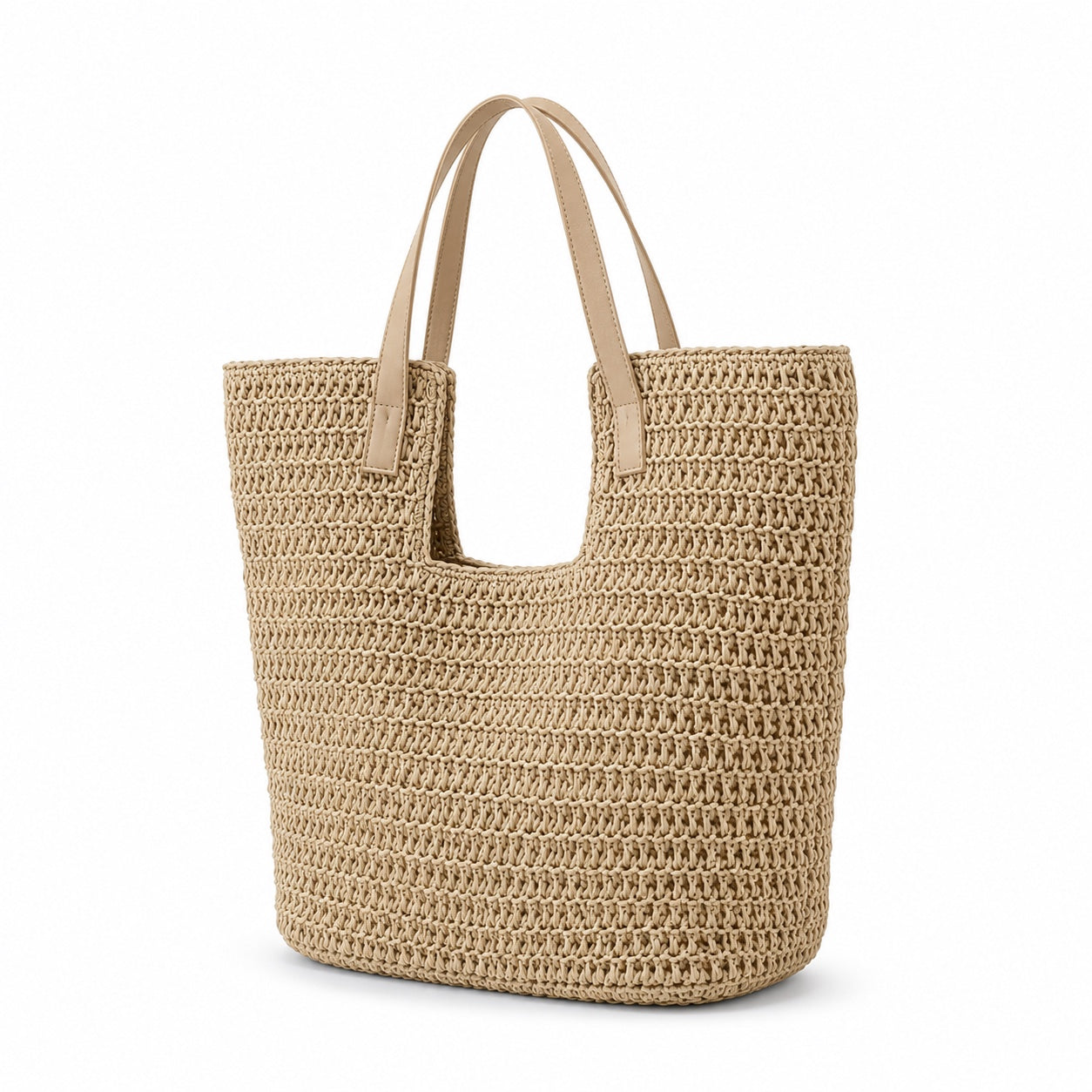 Rab - Straw Tote Bag, three-quarter front view