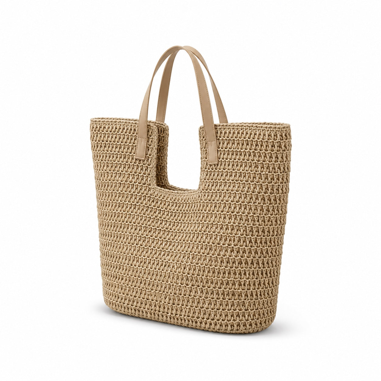 Rab - Straw Tote Bag, three-quarter back view