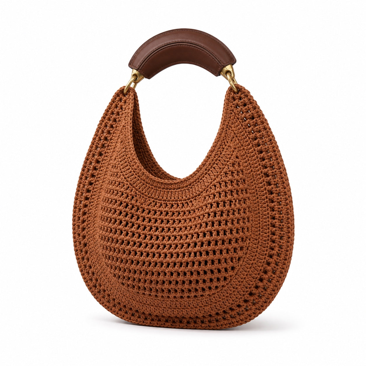 Sagres - Straw Handbag, three-quarter back view