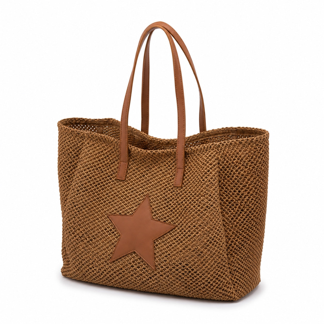 Sanremo - Woven Bucket Bag, three-quarter front view