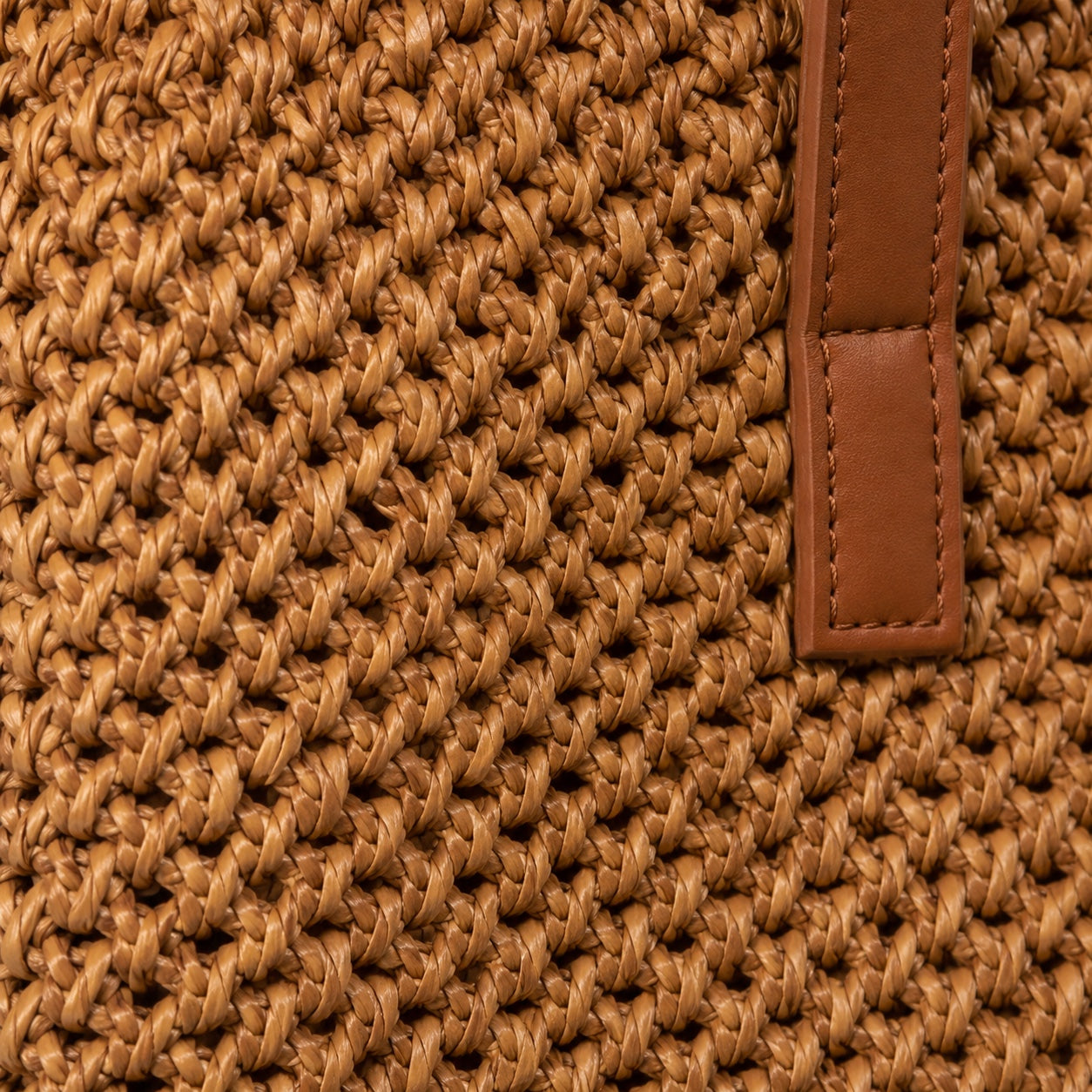 Sanremo - Woven Bucket Bag, close-up material detail