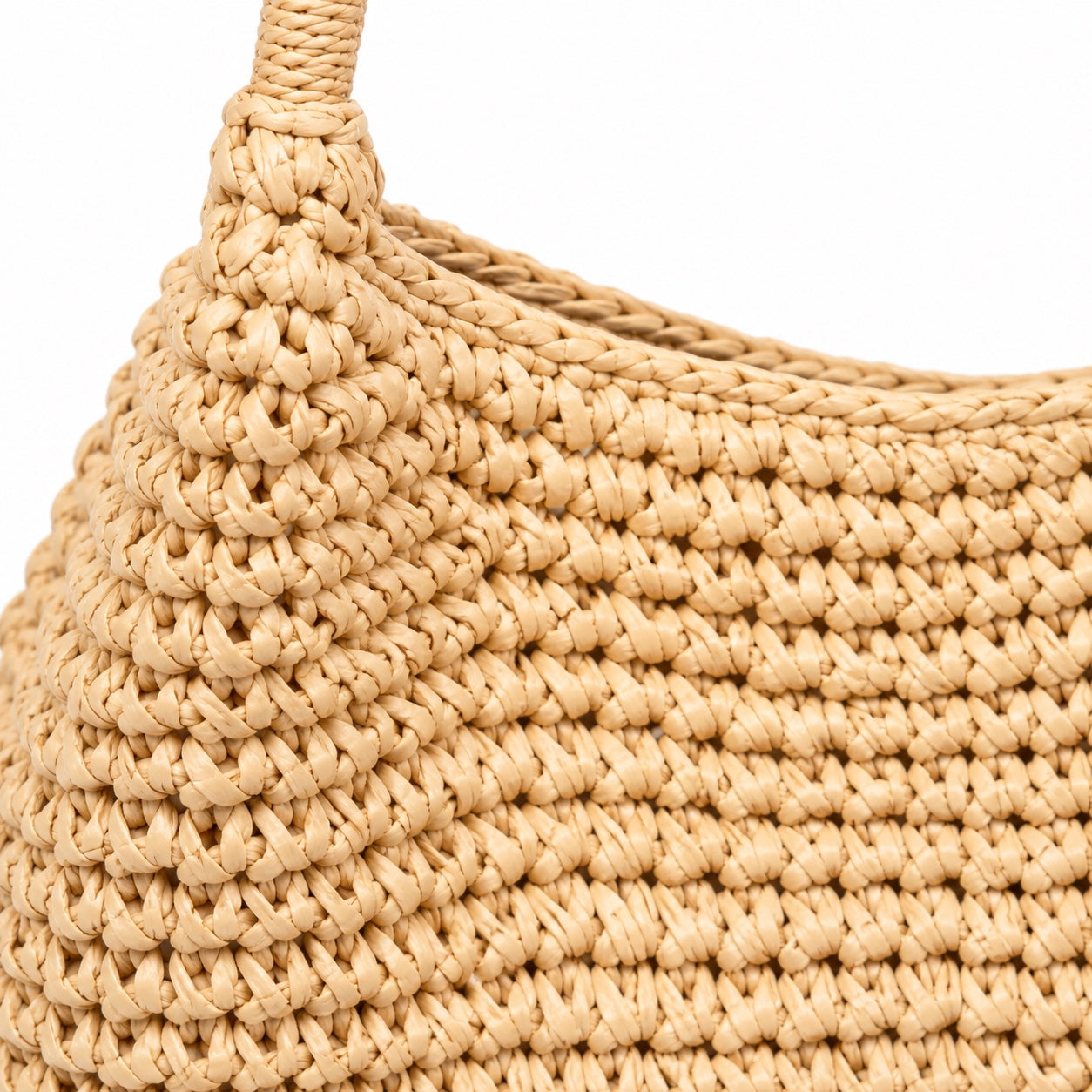 Scilla - Crochet Tote Bag, close-up material detail