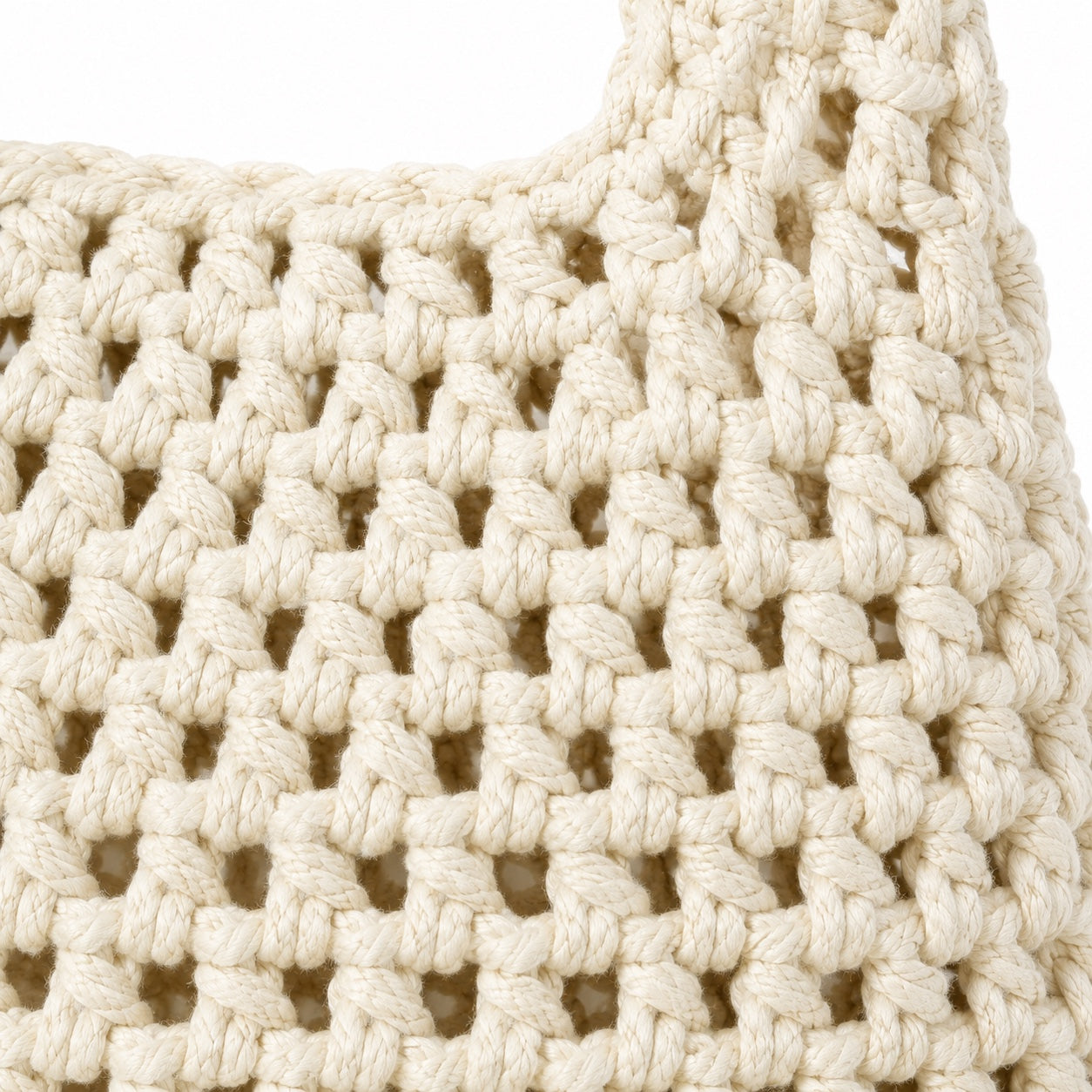 Serifos - Crochet Crossbody Bag, close-up material detail