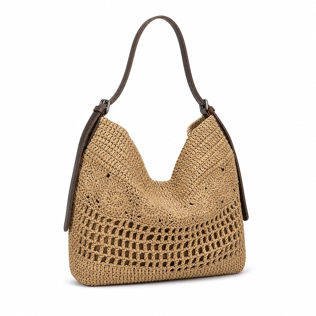 Sirmione - Crochet Crossbody Bag, three-quarter back view