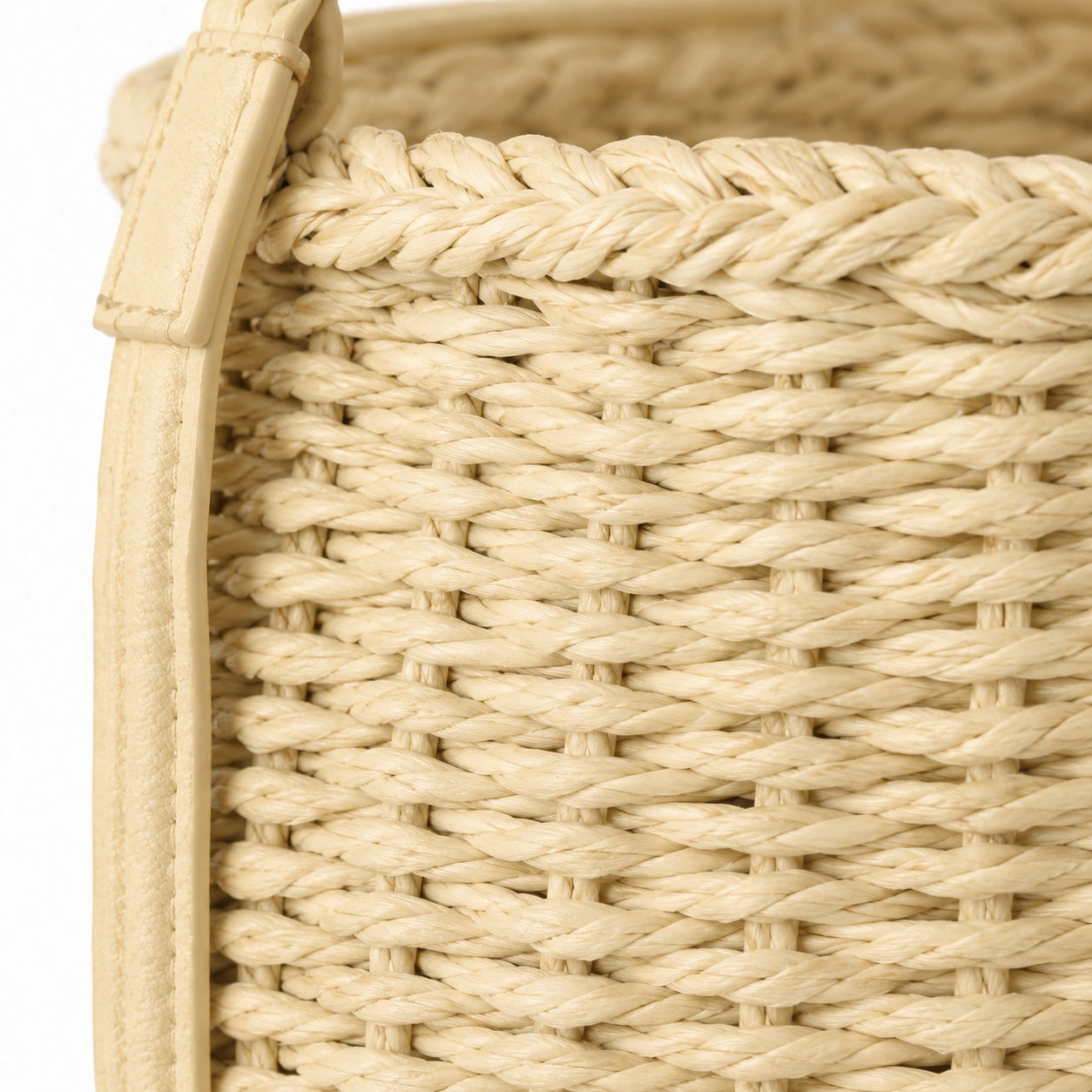 Solta - Rattan Crossbody Bag, close-up material detail