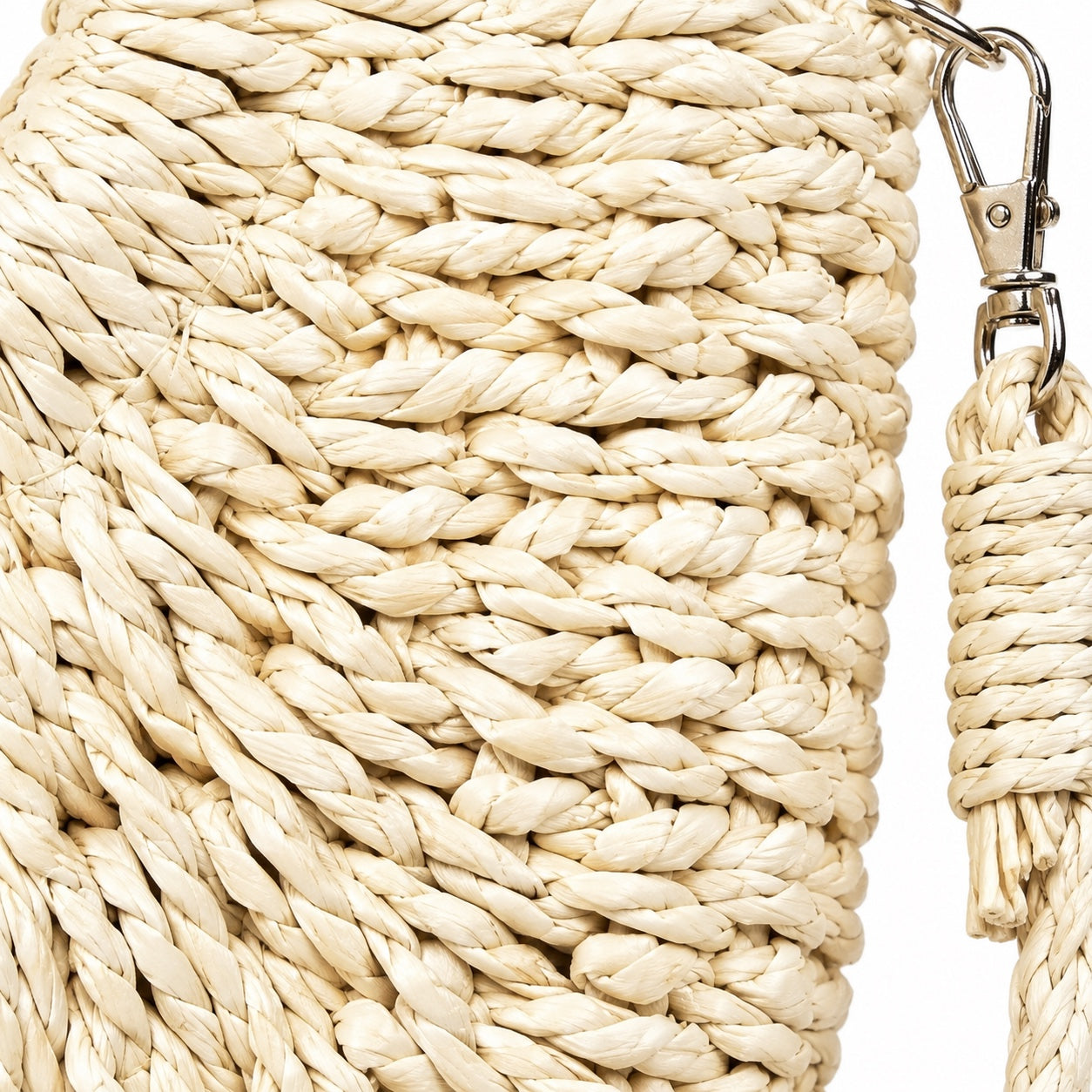Tharros - Rattan Crossbody Bag, close-up material detail
