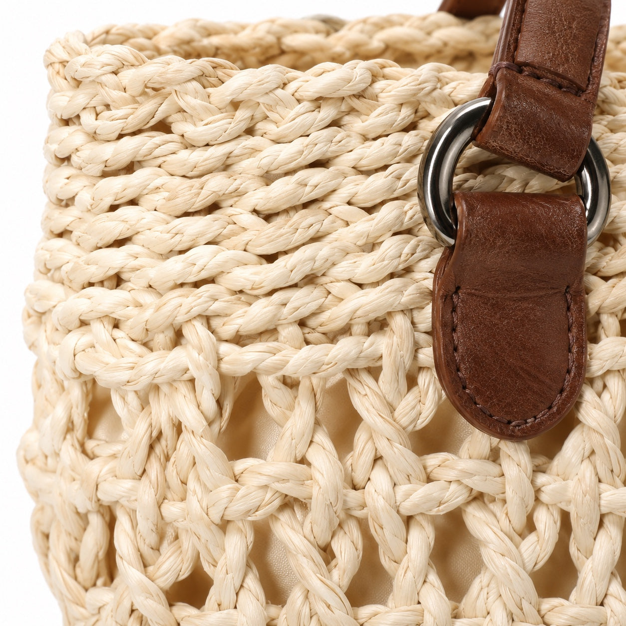 Vis - Rattan Crossbody Bag, close-up material detail
